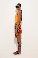 Labirinto Print Silk Scarf Skirt
 WOMAN Pucci
