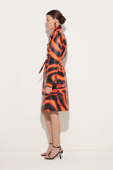 Labirinto Print Trench Coat
 WOMAN Pucci