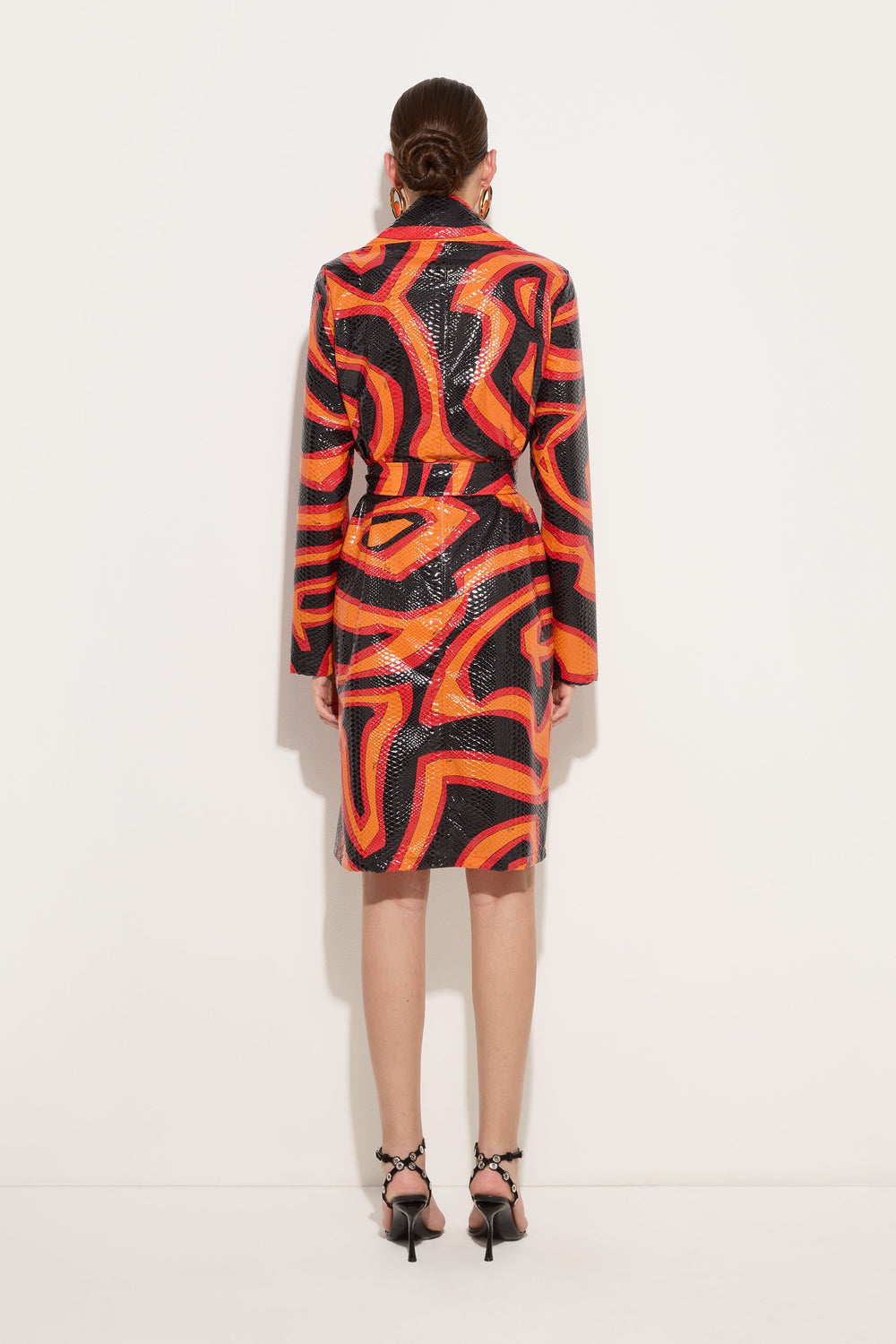 Labirinto Print Trench Coat
 WOMAN Pucci