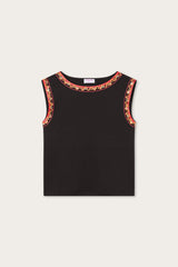Cotton T-shirt with Printed Detail
 WOMAN Pucci