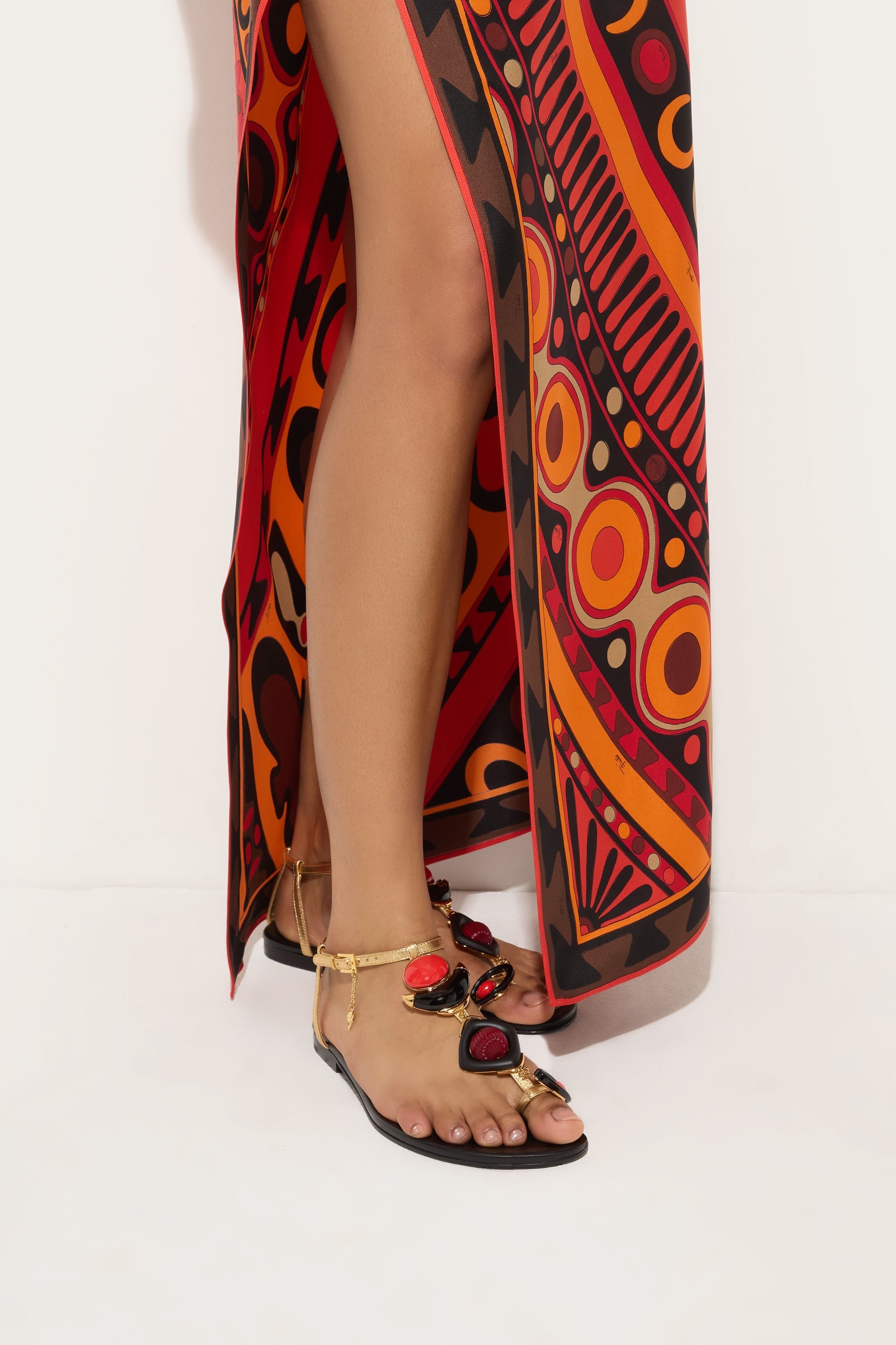 Bijoux Leather Sandals
 WOMAN Pucci
