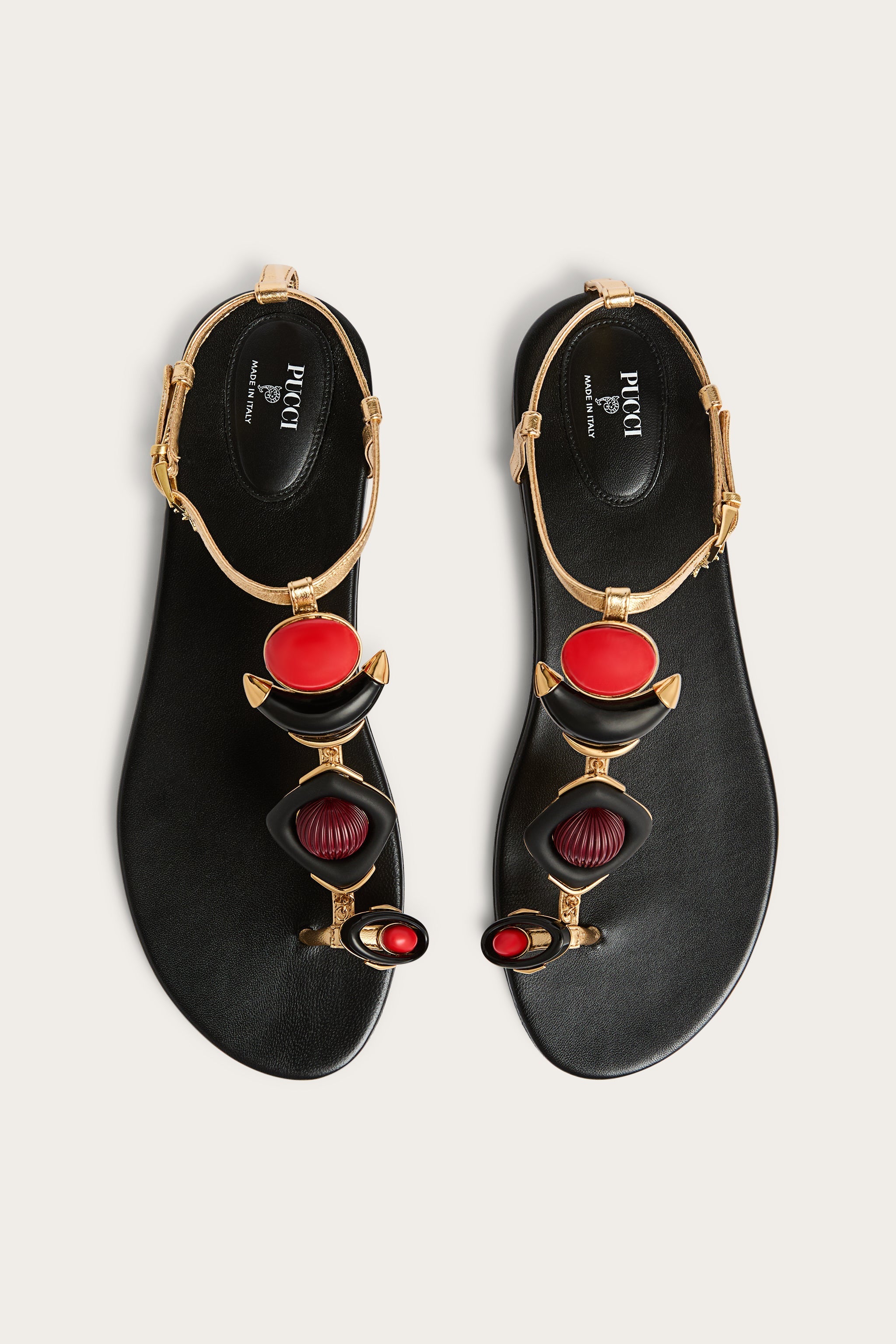 Bijoux Leather Sandals
 WOMAN Pucci