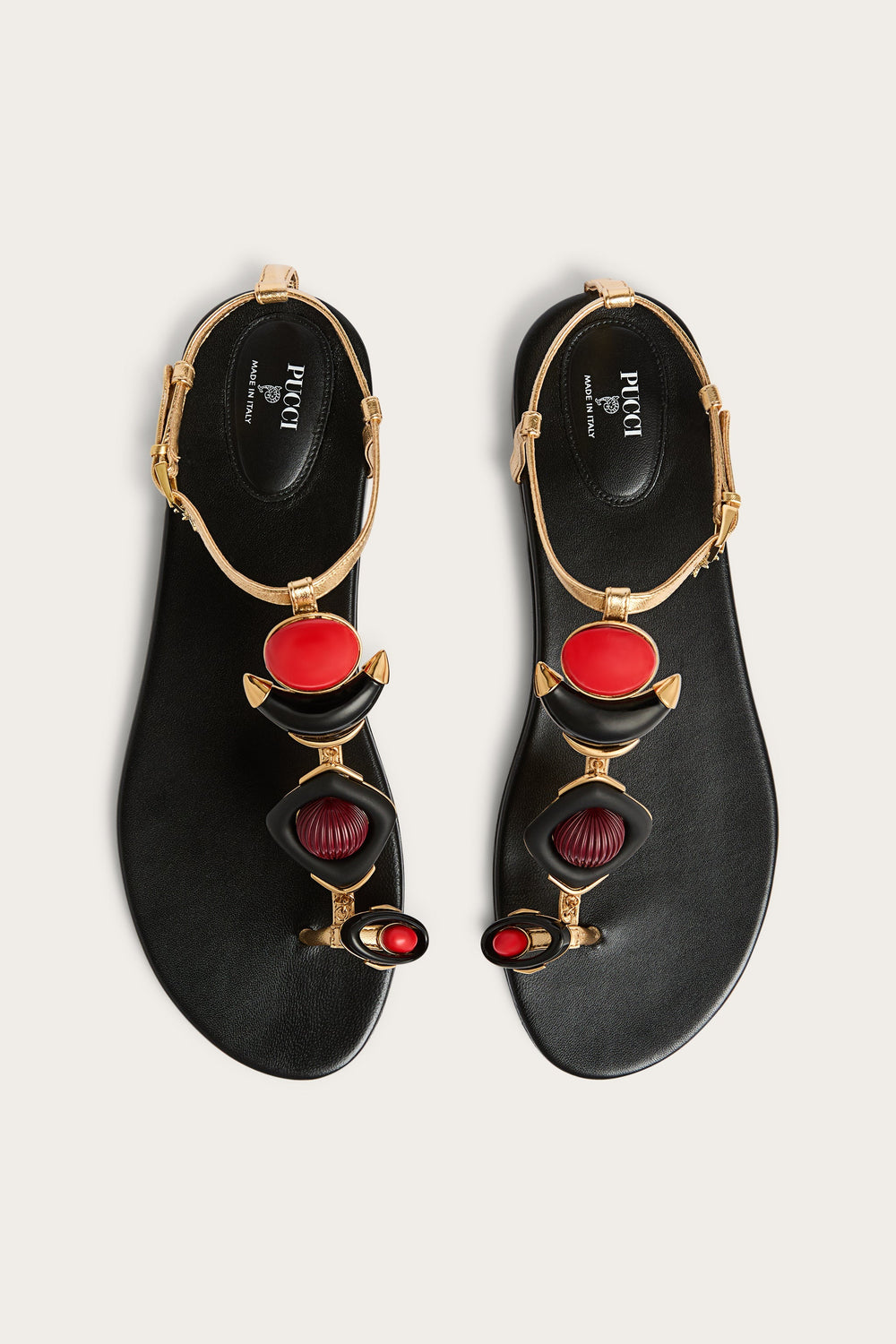 Bijoux Leather Sandals
 WOMAN Pucci