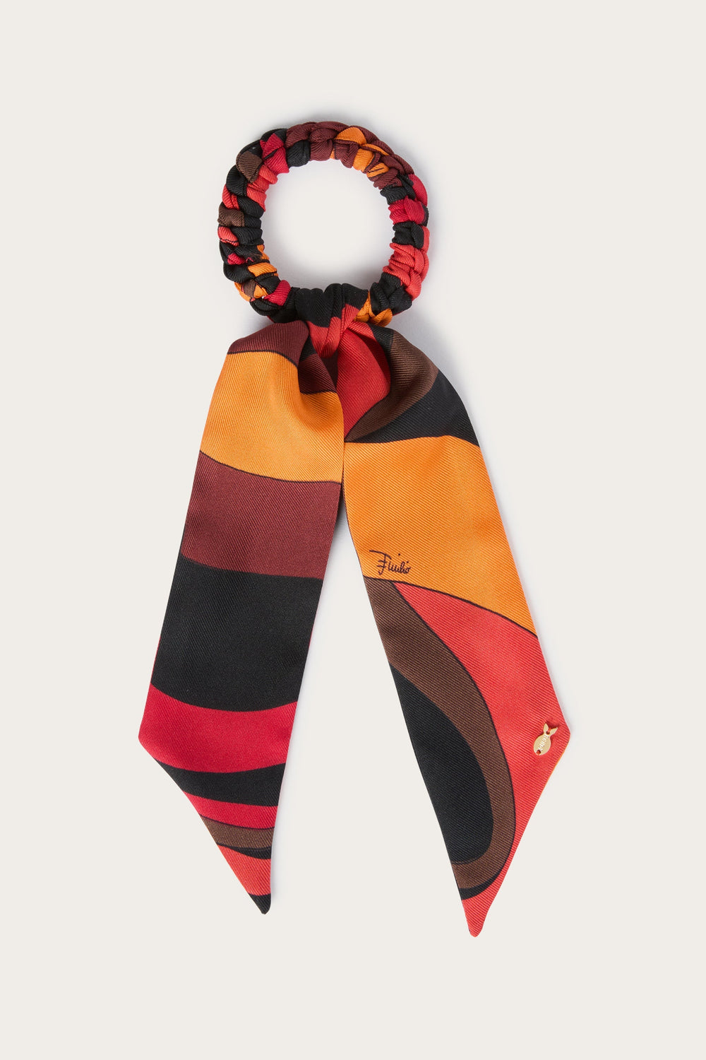 Silk Hair Tie with Foulard Detail
 WOMAN Pucci