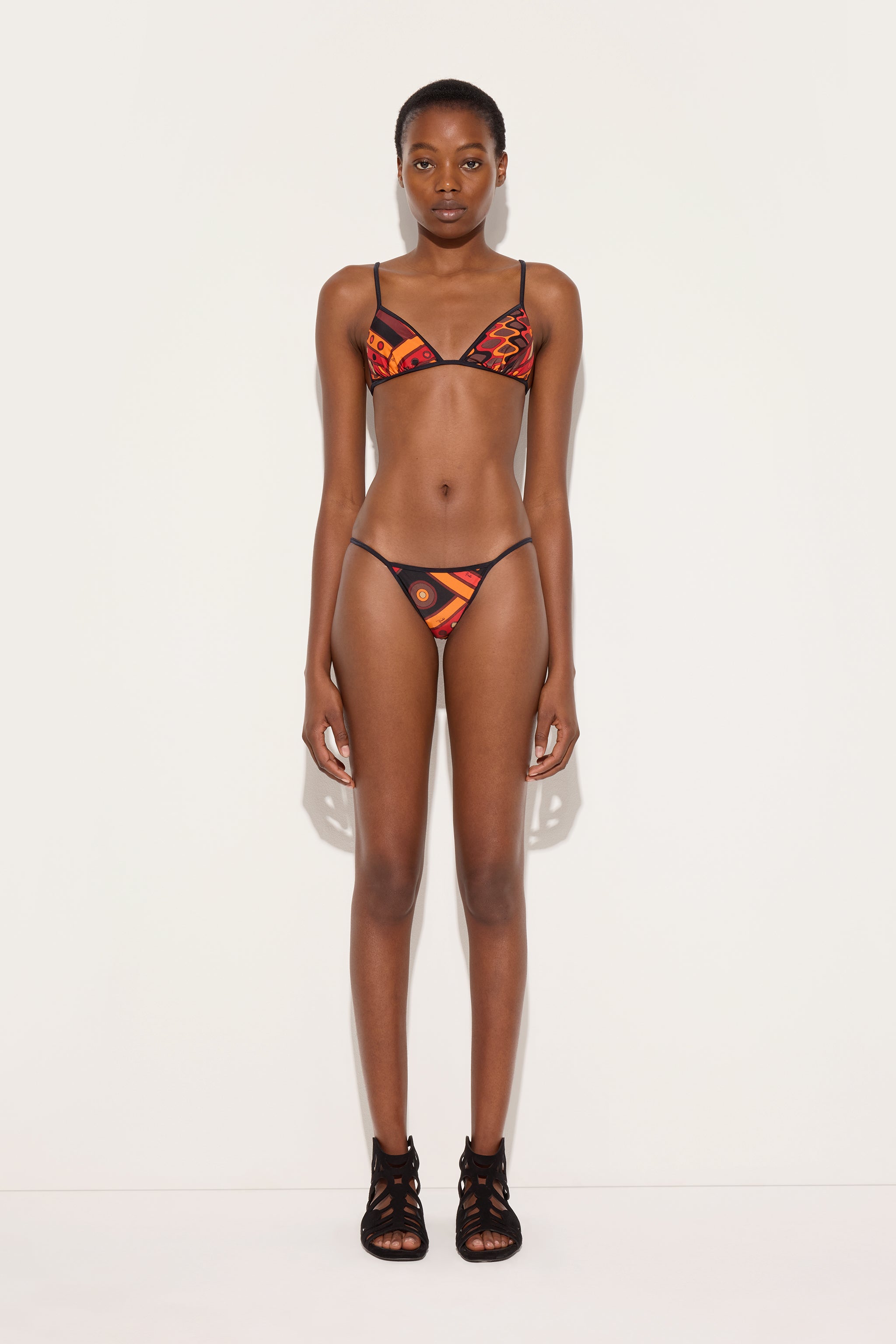 Vivara Print Triangle Bikini Top
 WOMAN Pucci