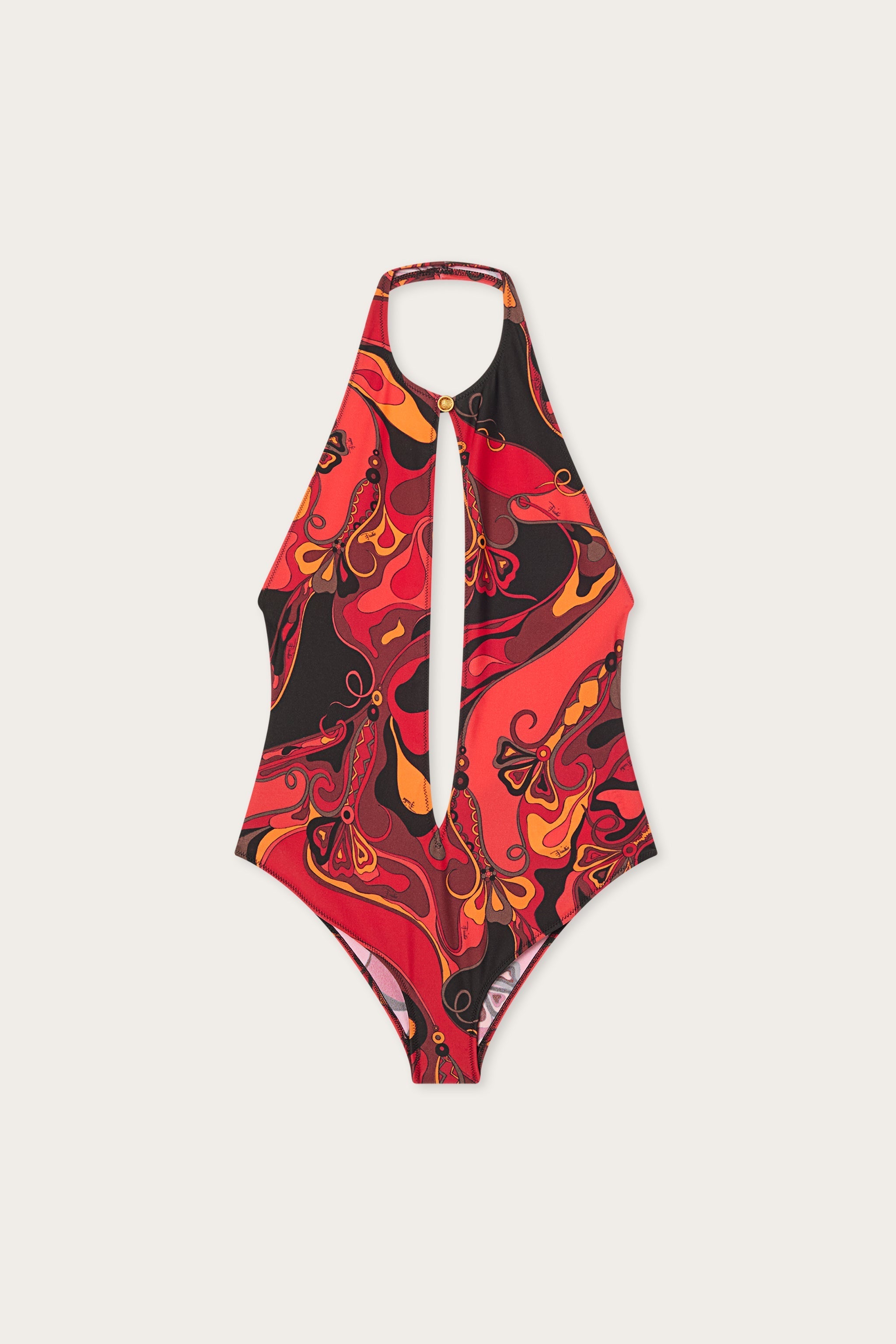 Orchidee Print Swimsuit
 WOMAN Pucci