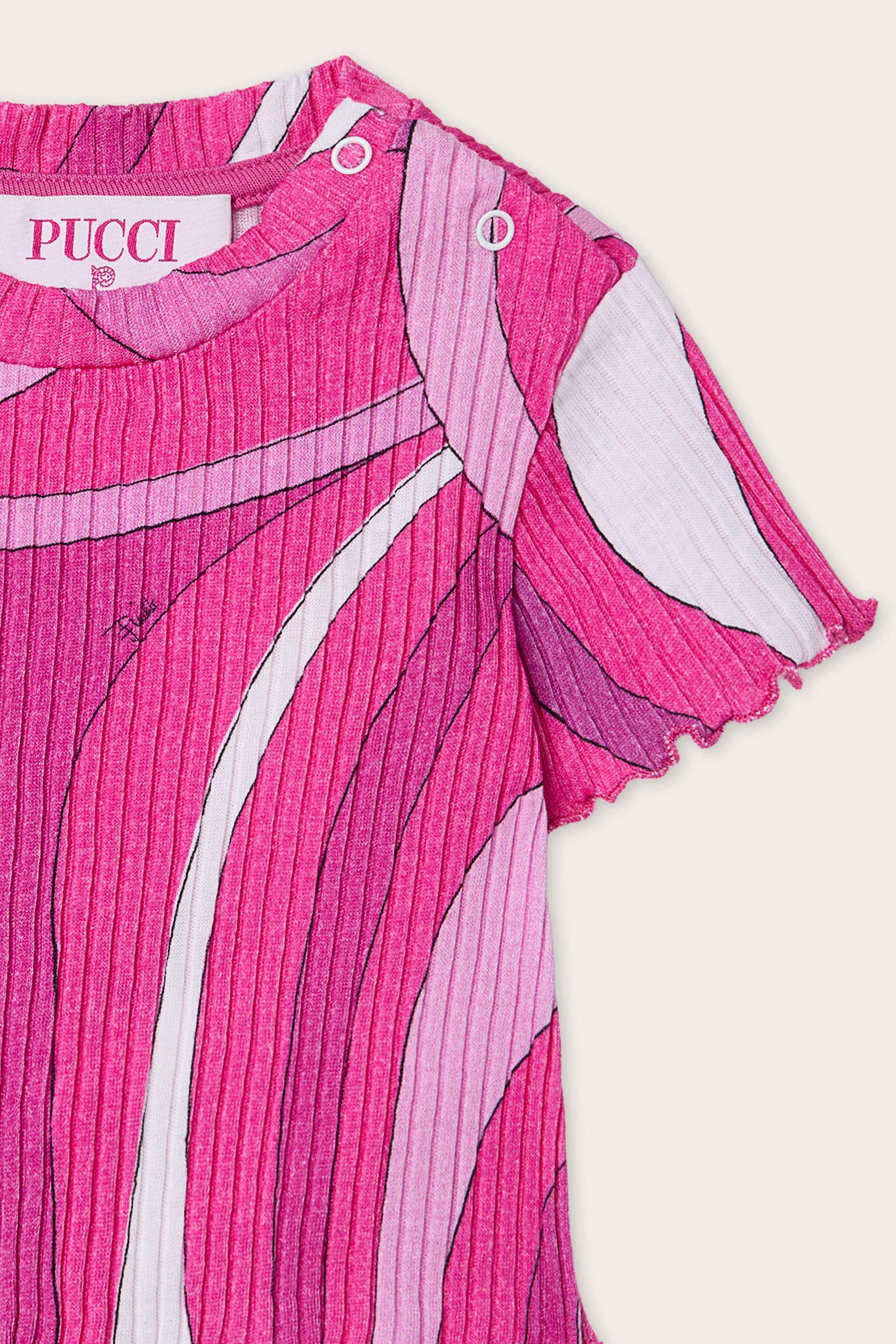 Marmo Print Ribbed T-Shirt
  Pucci
