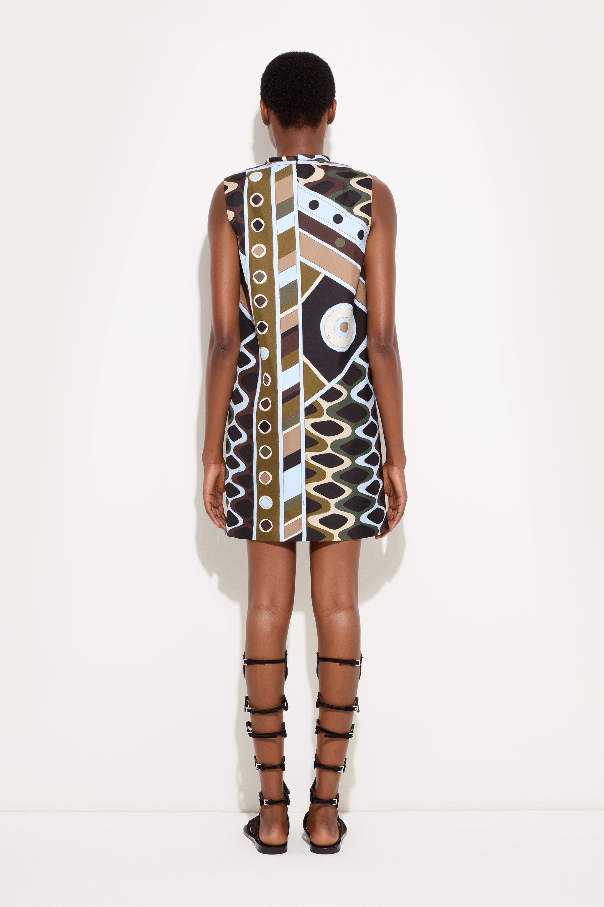 Vivara Print Silk Dress
 WOMAN Pucci
