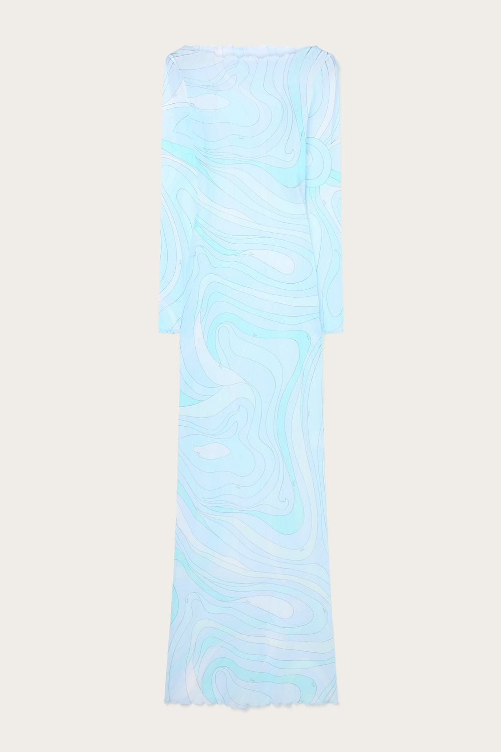 Marmo Print Tulle Long Dress
 WOMAN Pucci