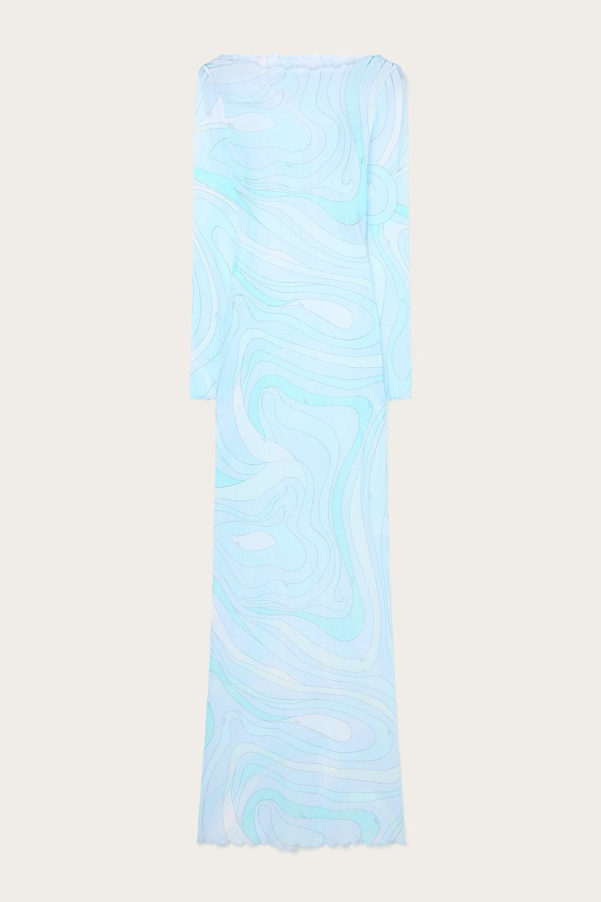 Marmo Print Tulle Long Dress
 WOMAN Pucci