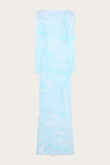 Marmo Print Tulle Long Dress
 WOMAN Pucci