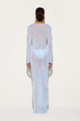 Marmo Print Tulle Long Dress
 WOMAN Pucci