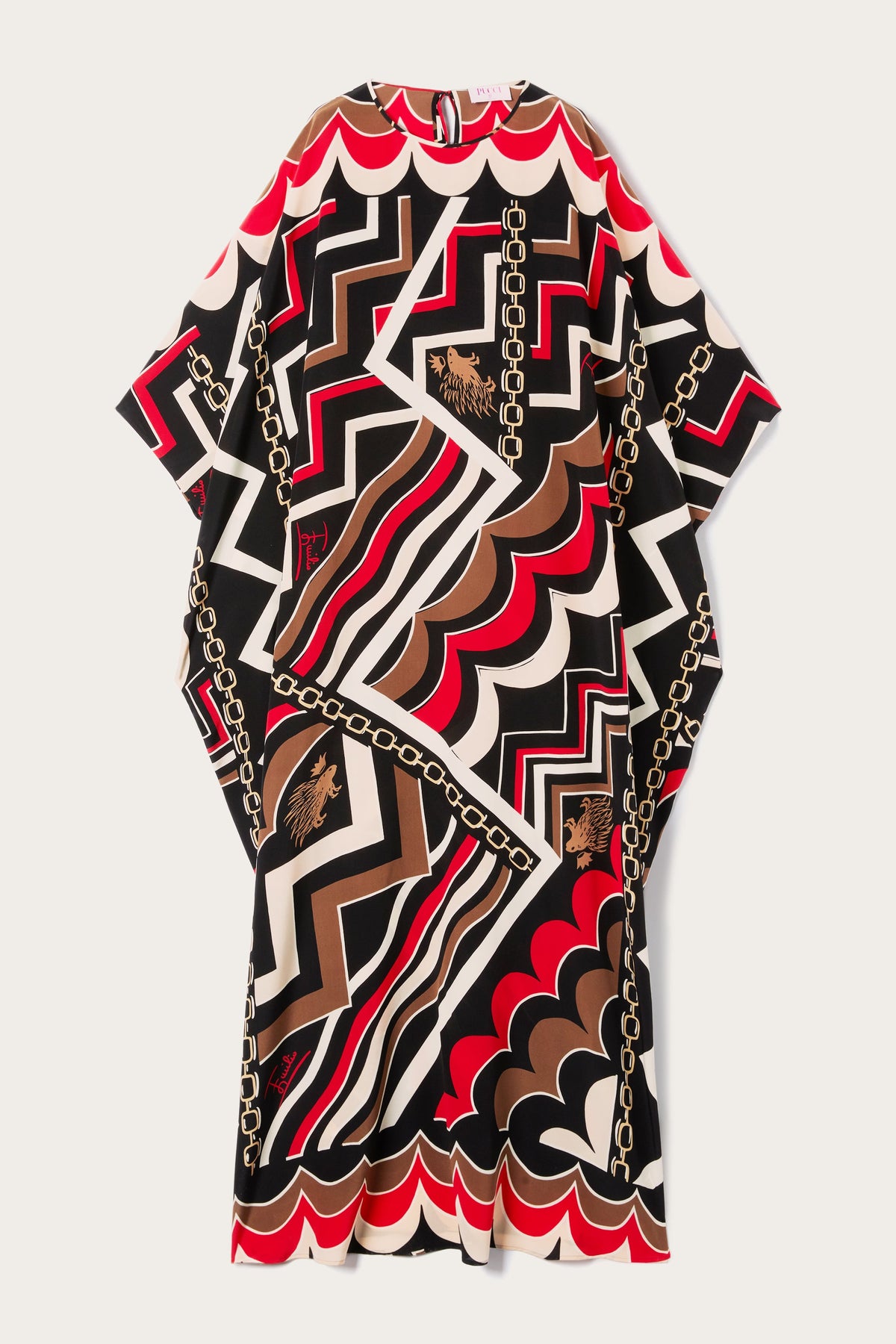 Istrice Print Long Kaftan
 WOMAN Pucci