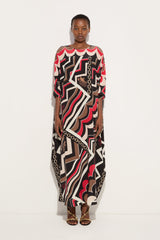 Istrice Print Long Kaftan
 WOMAN Pucci