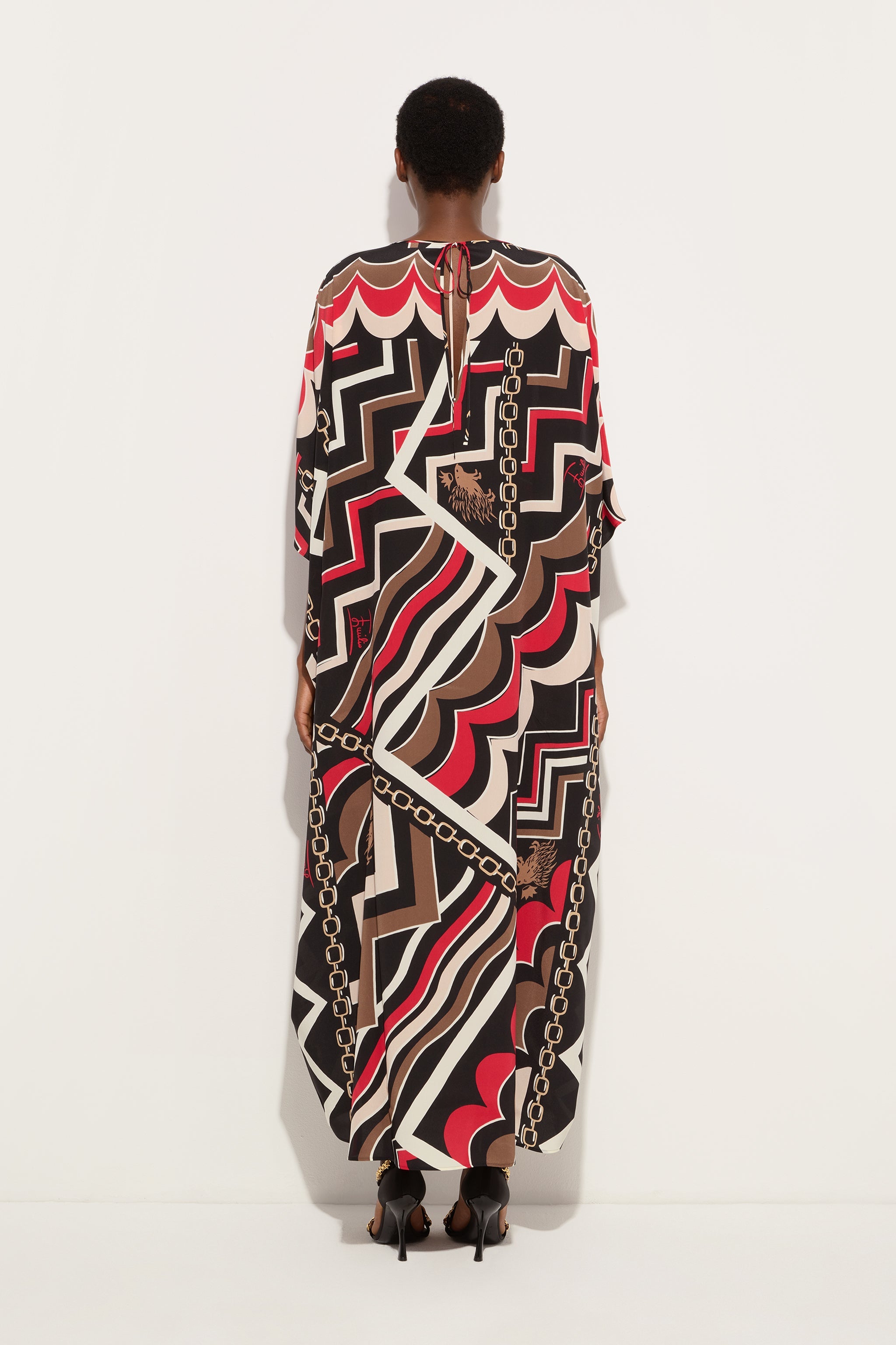 Istrice Print Long Kaftan
 WOMAN Pucci