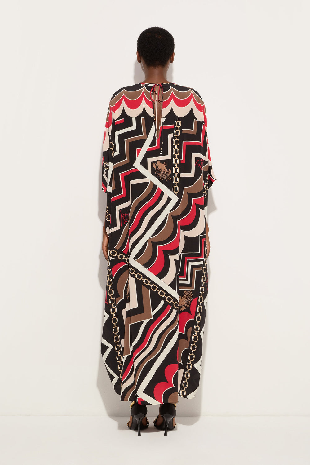 Istrice Print Long Kaftan
 WOMAN Pucci