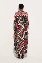 Istrice Print Long Kaftan
 WOMAN Pucci