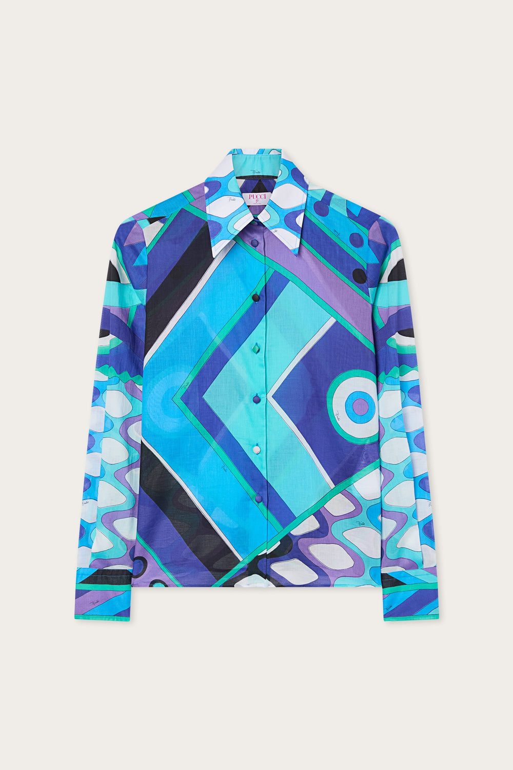 Vivara Print Cotton Shirt
 WOMAN Pucci