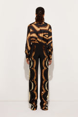 Labirinto Print Silk Twill Shirt
 WOMAN Pucci