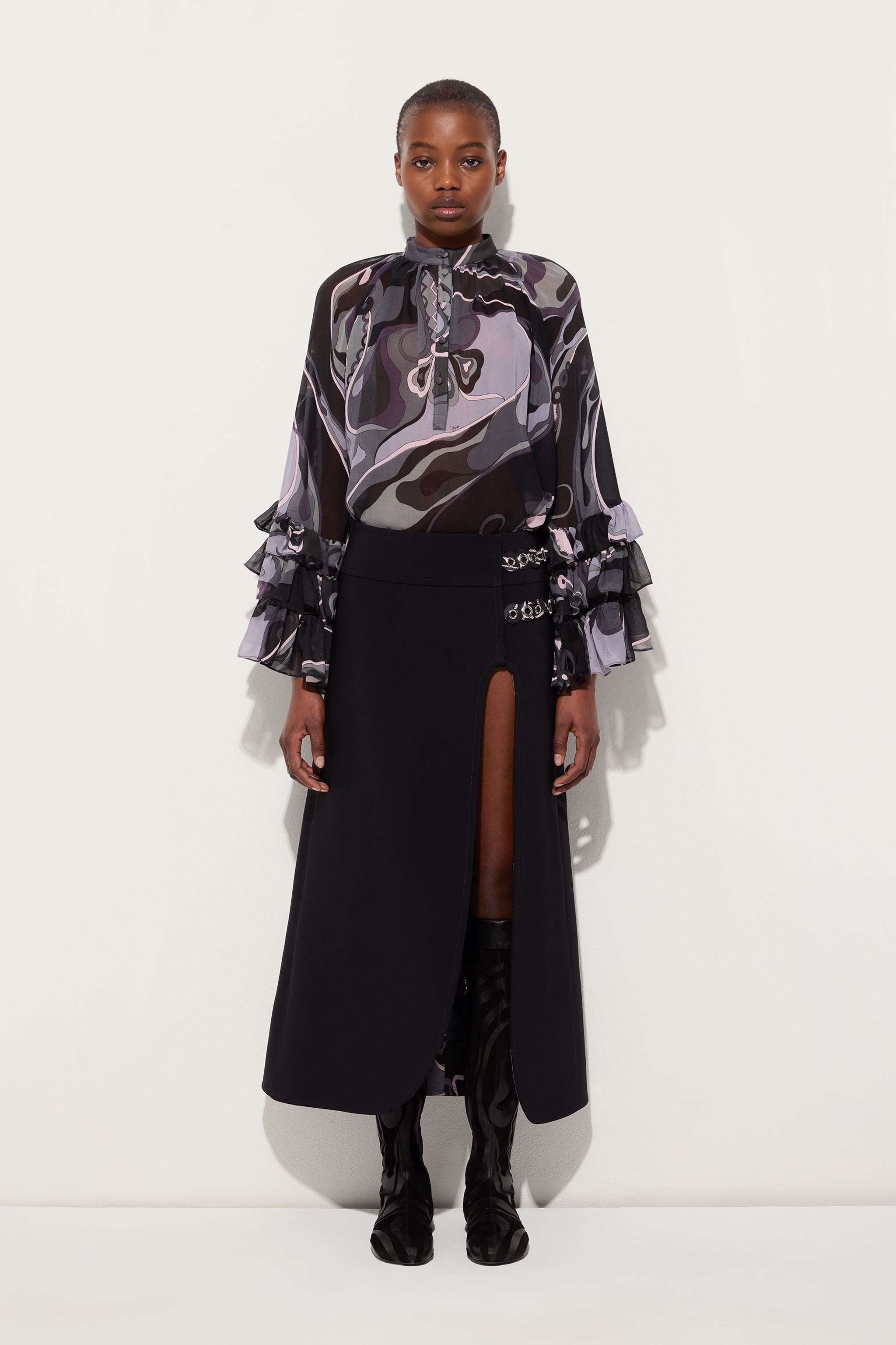 Midi Skirt with Internal Print
 WOMAN Pucci