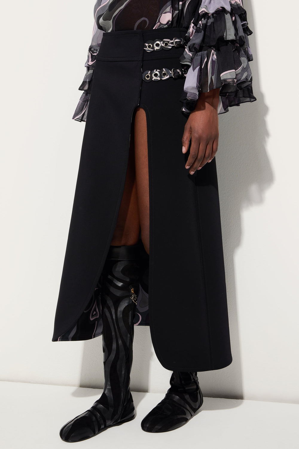Midi Skirt with Internal Print
 WOMAN Pucci