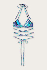 Vivara Print Triangle Bikini Top
 WOMAN Pucci