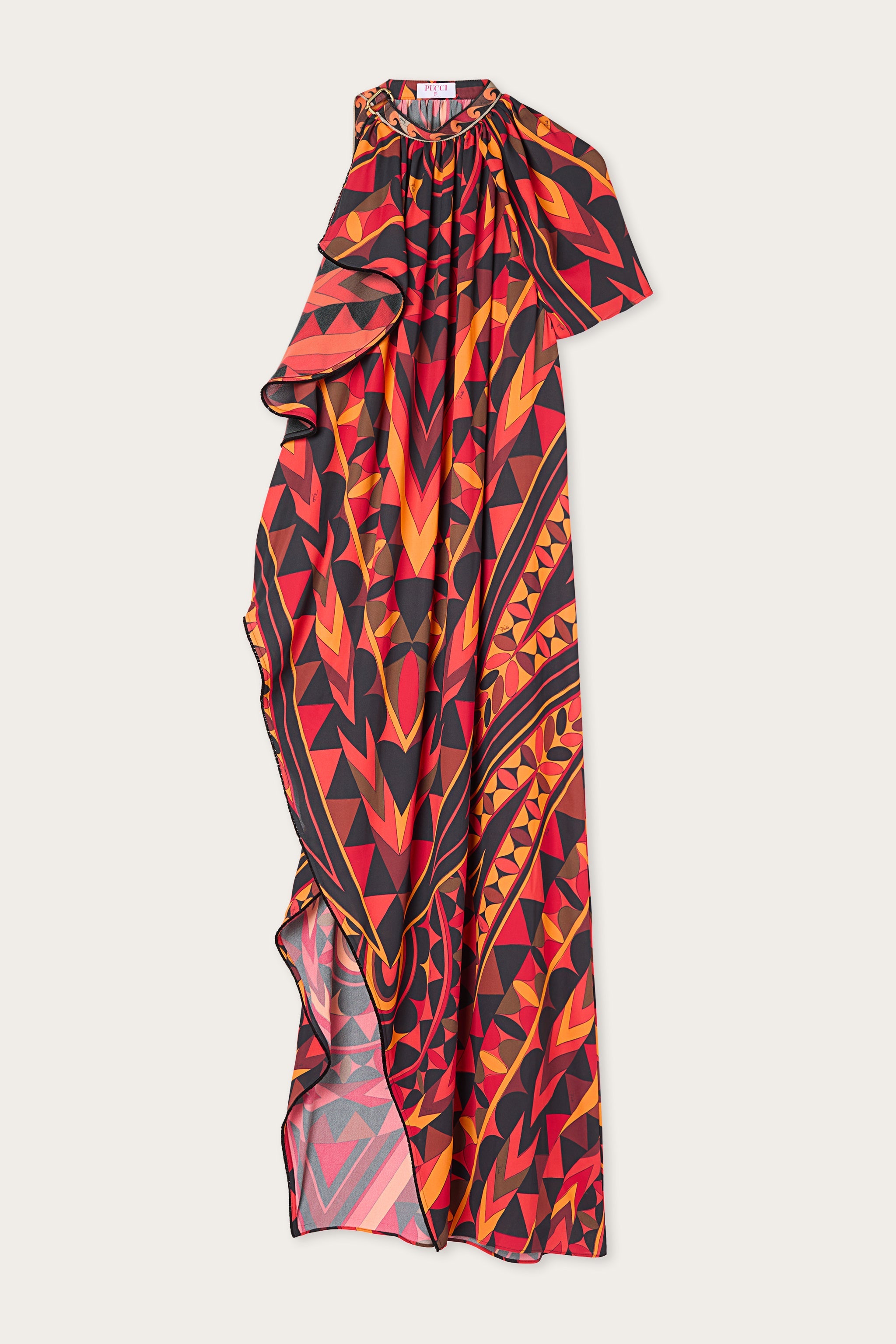 Manuba Print Silk Dress
 WOMAN Pucci