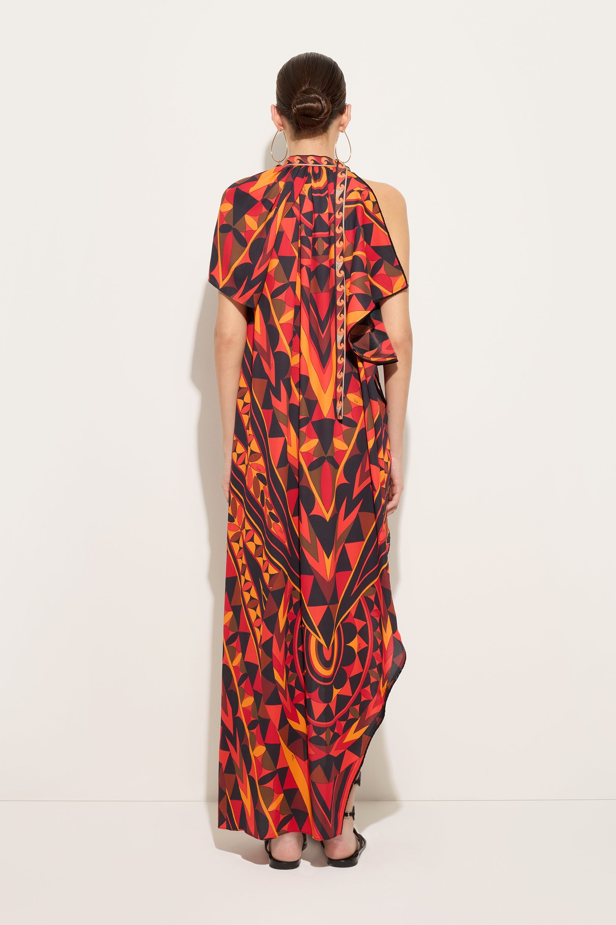 Manuba Print Silk Dress
 WOMAN Pucci