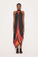Fari Print Silk Dress
 WOMAN Pucci