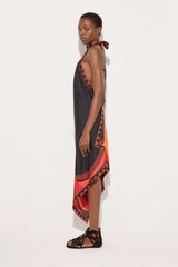 Fari Print Silk Dress
 WOMAN Pucci