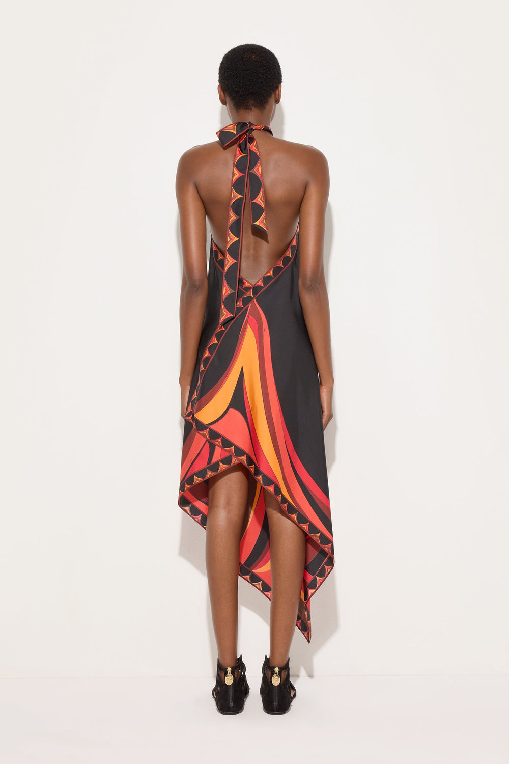 Fari Print Silk Dress
 WOMAN Pucci