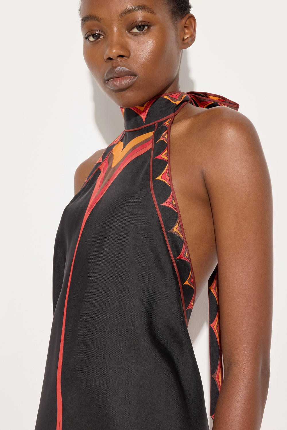 Fari Print Silk Dress
 WOMAN Pucci