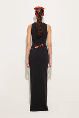 Long fitted dress with printed detail
 WOMAN Pucci