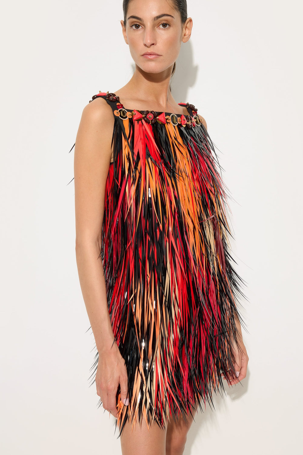 Embroidered Dress with jewel neckline
 WOMAN Pucci