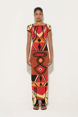 Jacquard fitted dress
 WOMAN Pucci