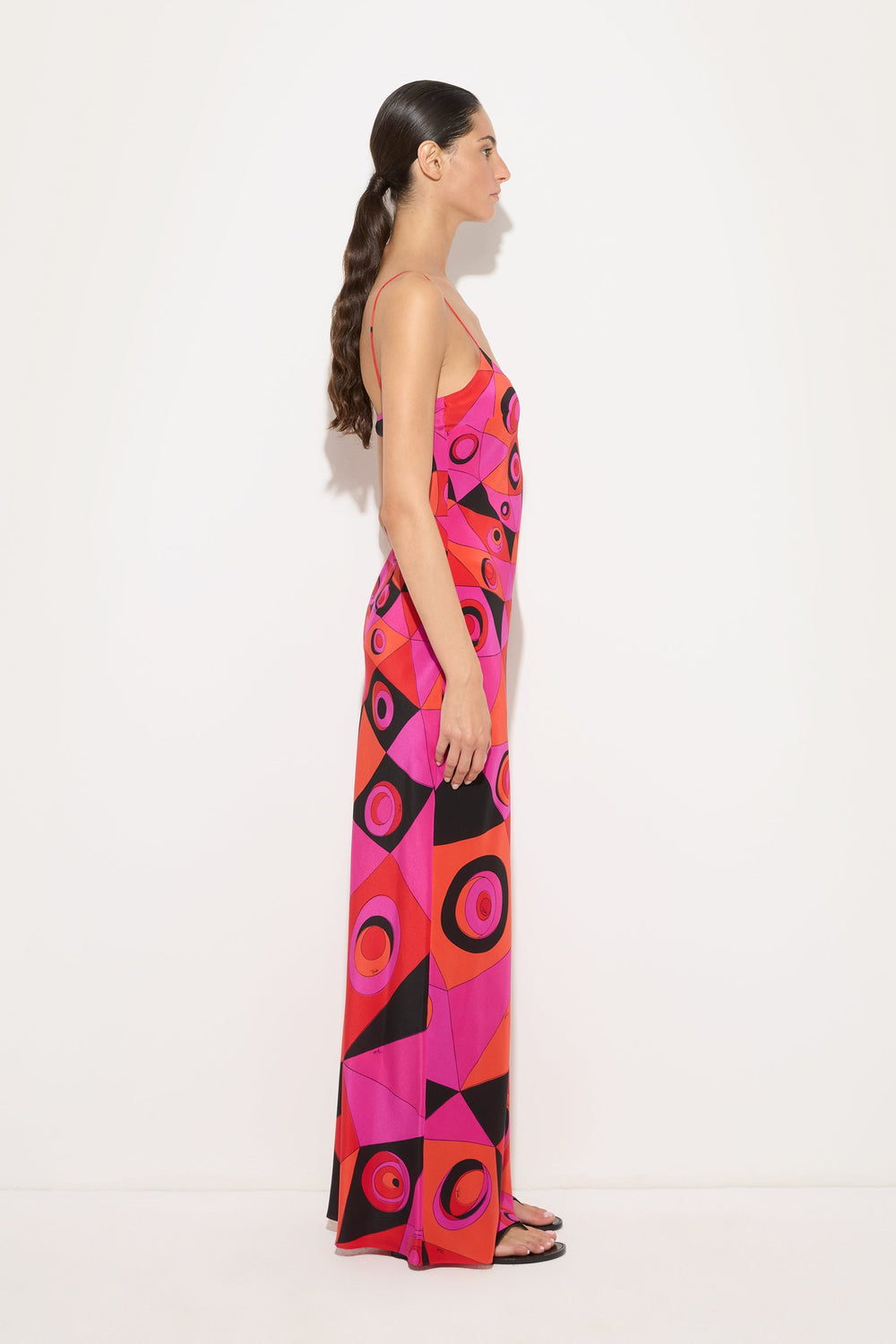 Occhi Print Silk Dress
 WOMAN Pucci