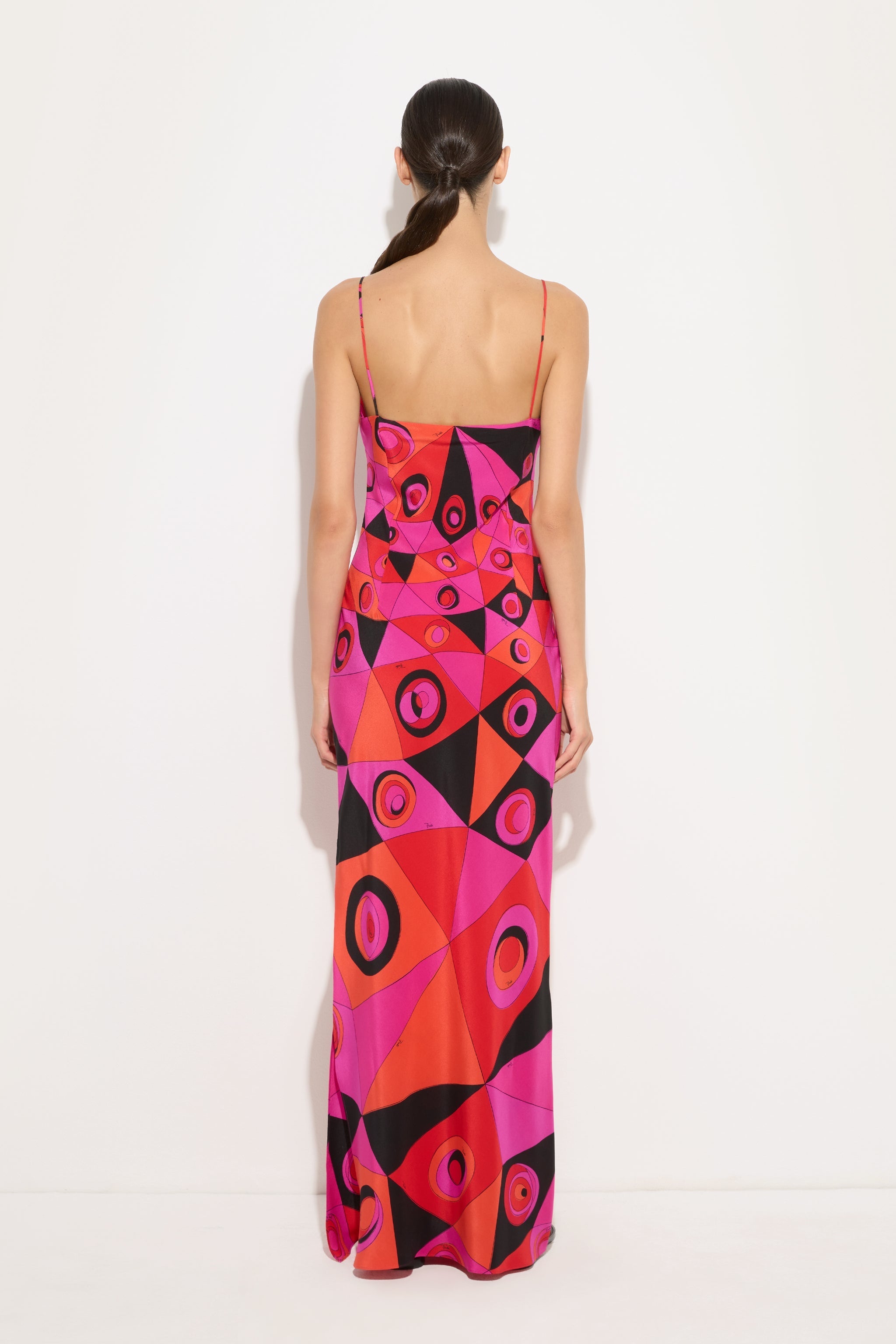 Occhi Print Silk Dress
 WOMAN Pucci
