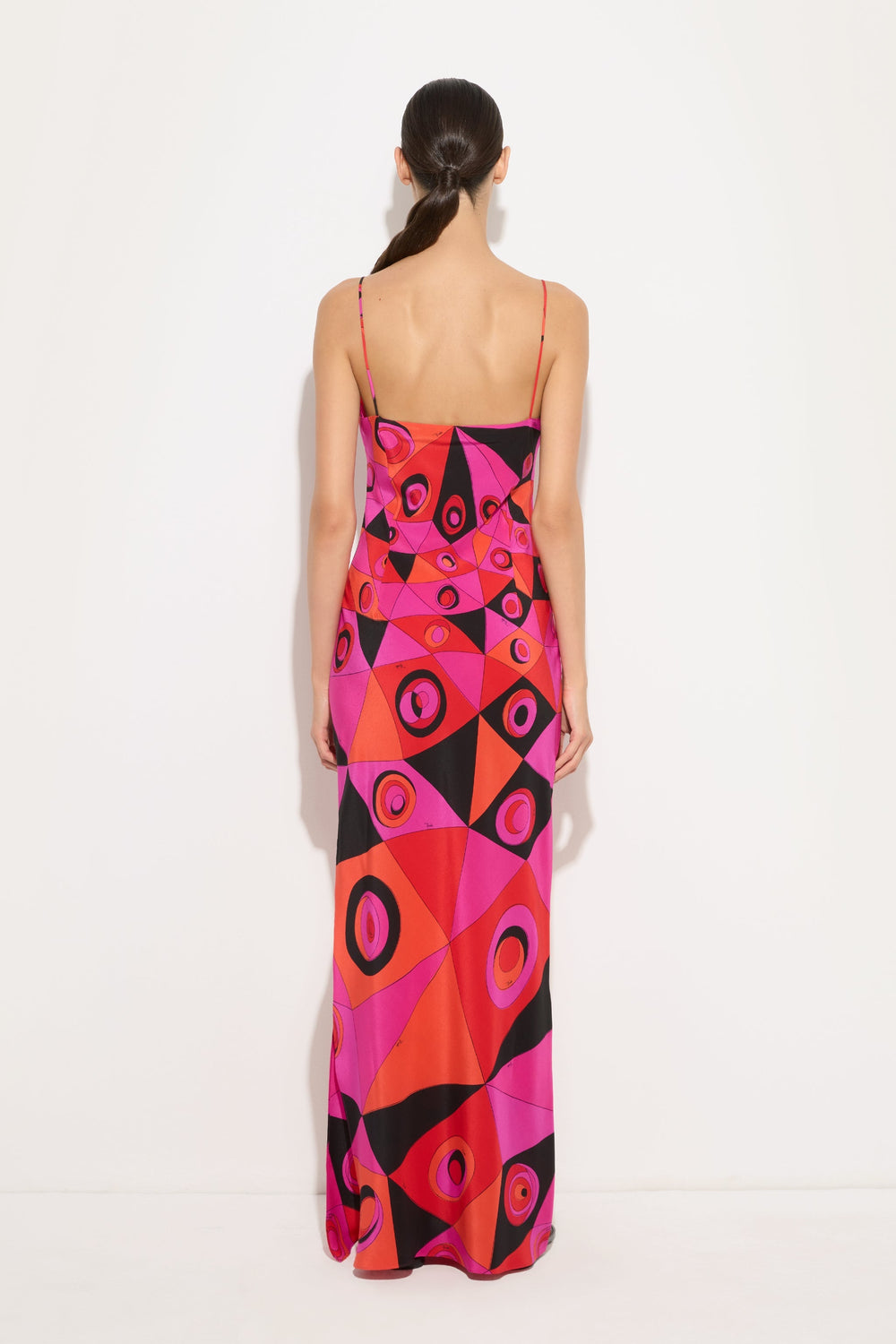 Occhi Print Silk Dress
 WOMAN Pucci