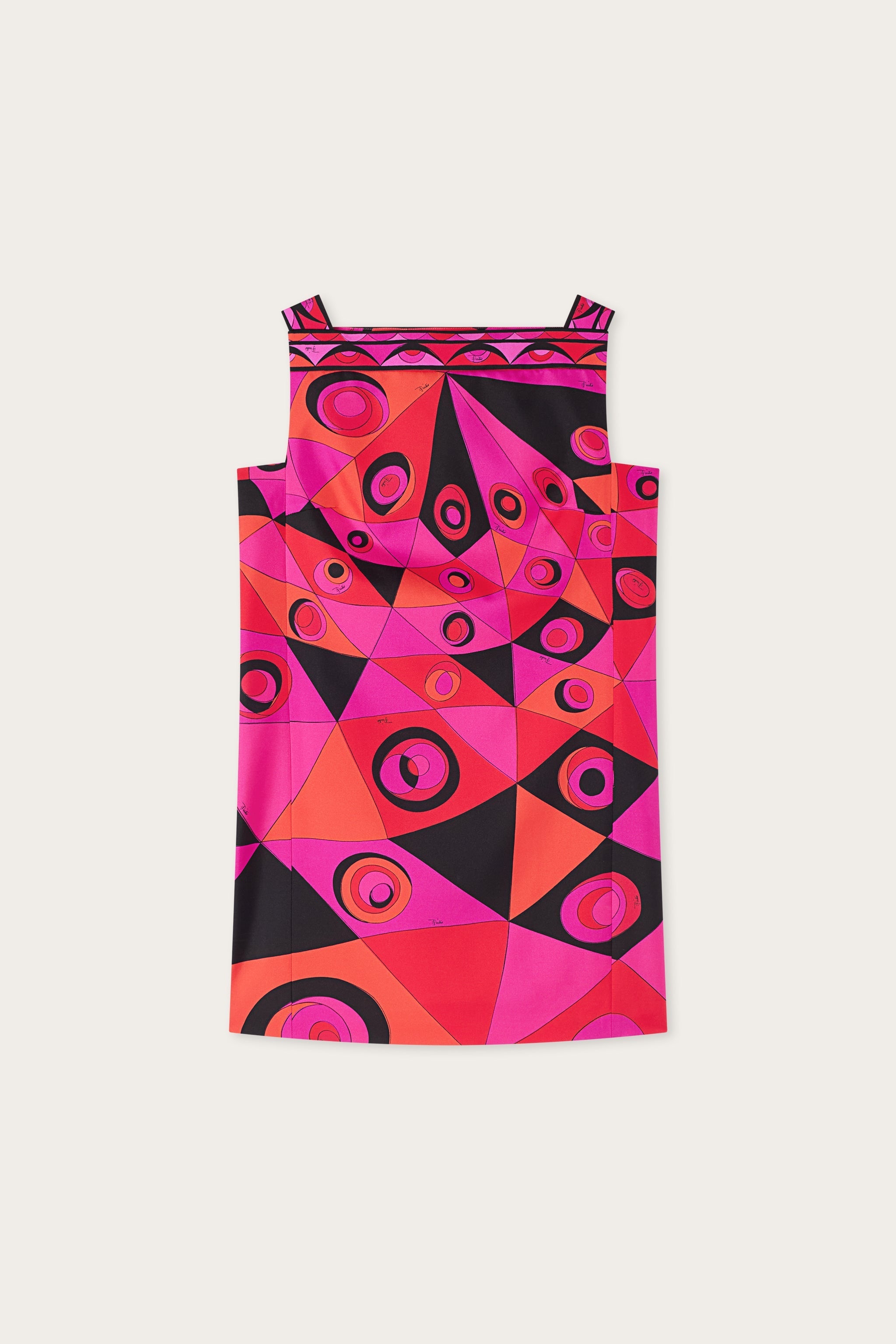 Occhi Print Silk Dress
 WOMAN Pucci