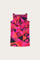 Occhi Print Silk Dress
 WOMAN Pucci