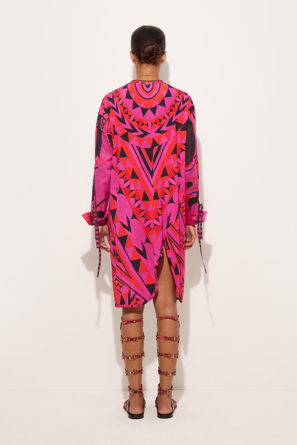 Manuba Print Long-Sleeved Dress
 WOMAN Pucci