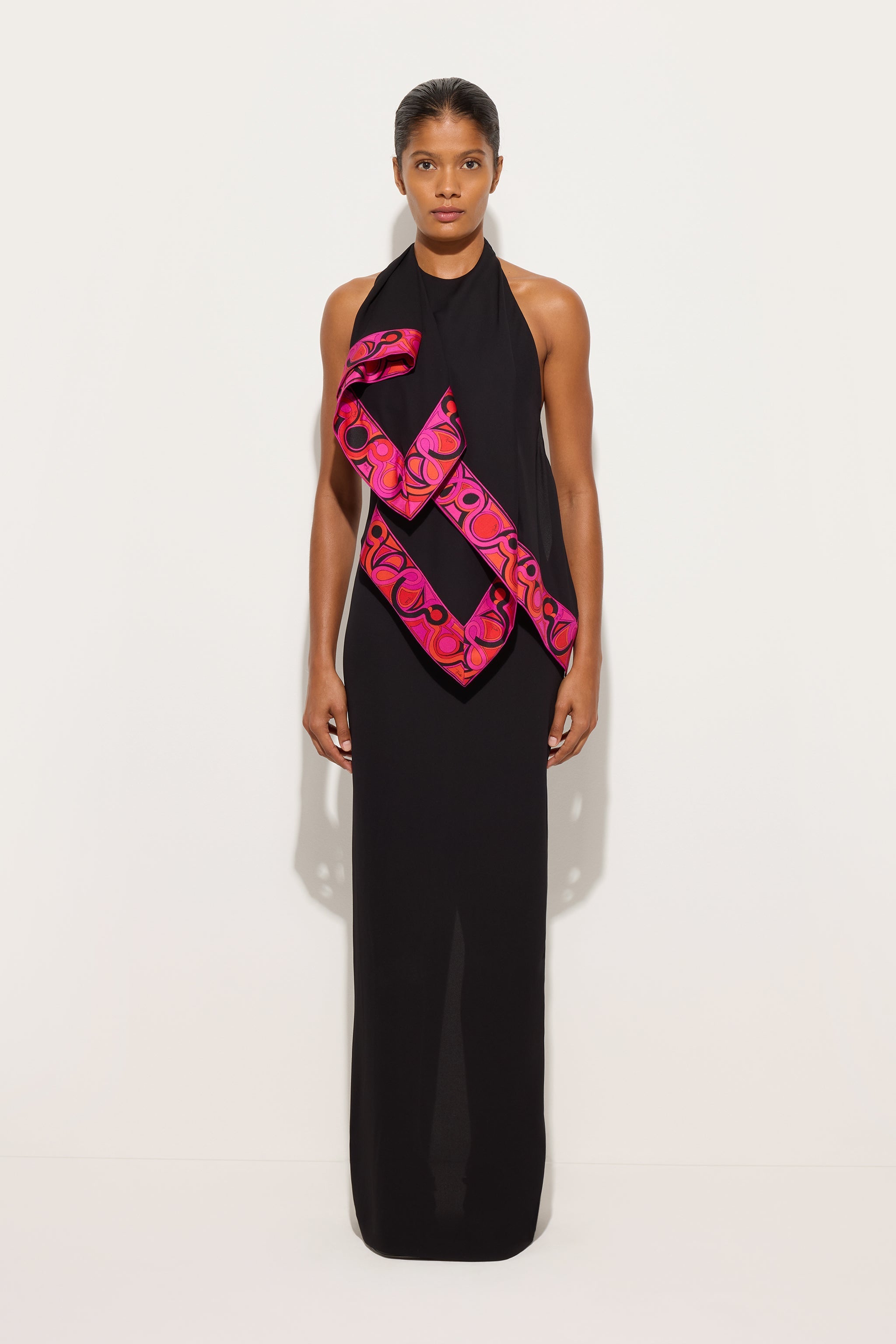 Dress with printed ruffle details
 WOMAN Pucci