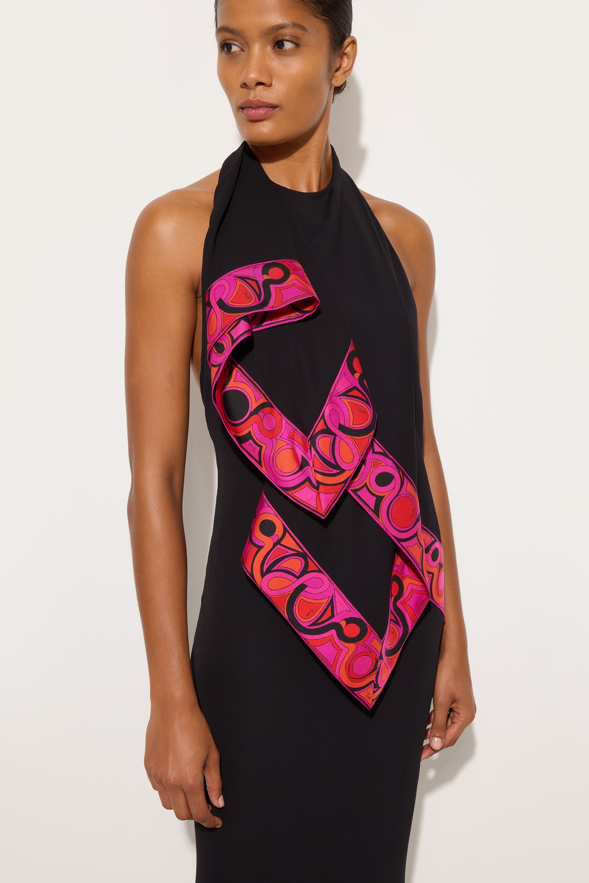 Dress with printed ruffle details
 WOMAN Pucci