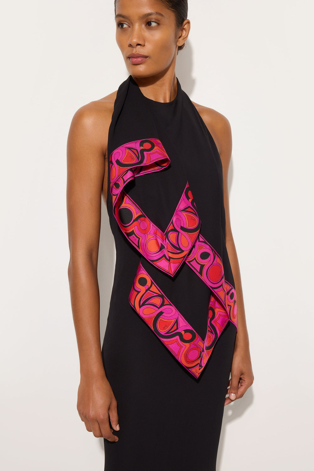 Dress with printed ruffle details
 WOMAN Pucci