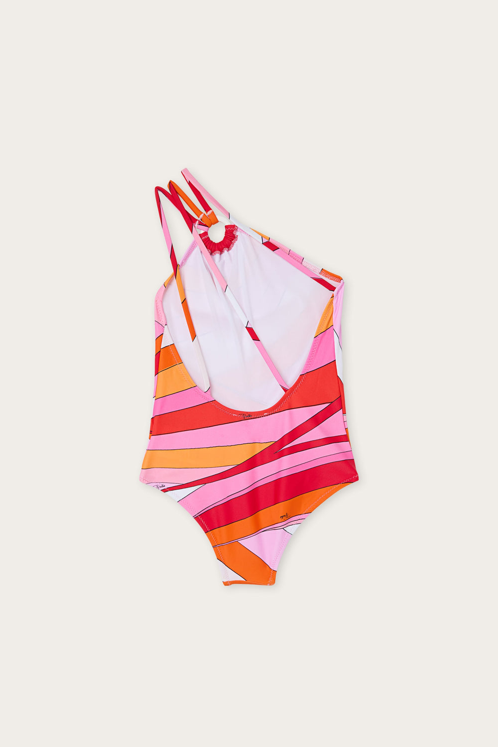 One-Shoulder Iride Print One-Piece Swimsuit
  Pucci