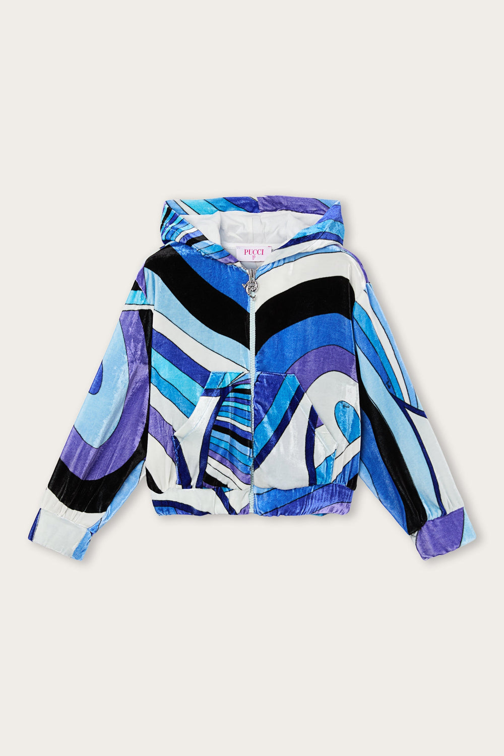 Iride Print Velvet Sweatshirt
  Pucci