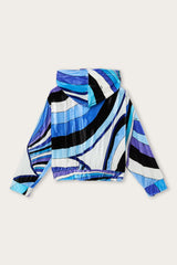 Iride Print Velvet Sweatshirt
  Pucci