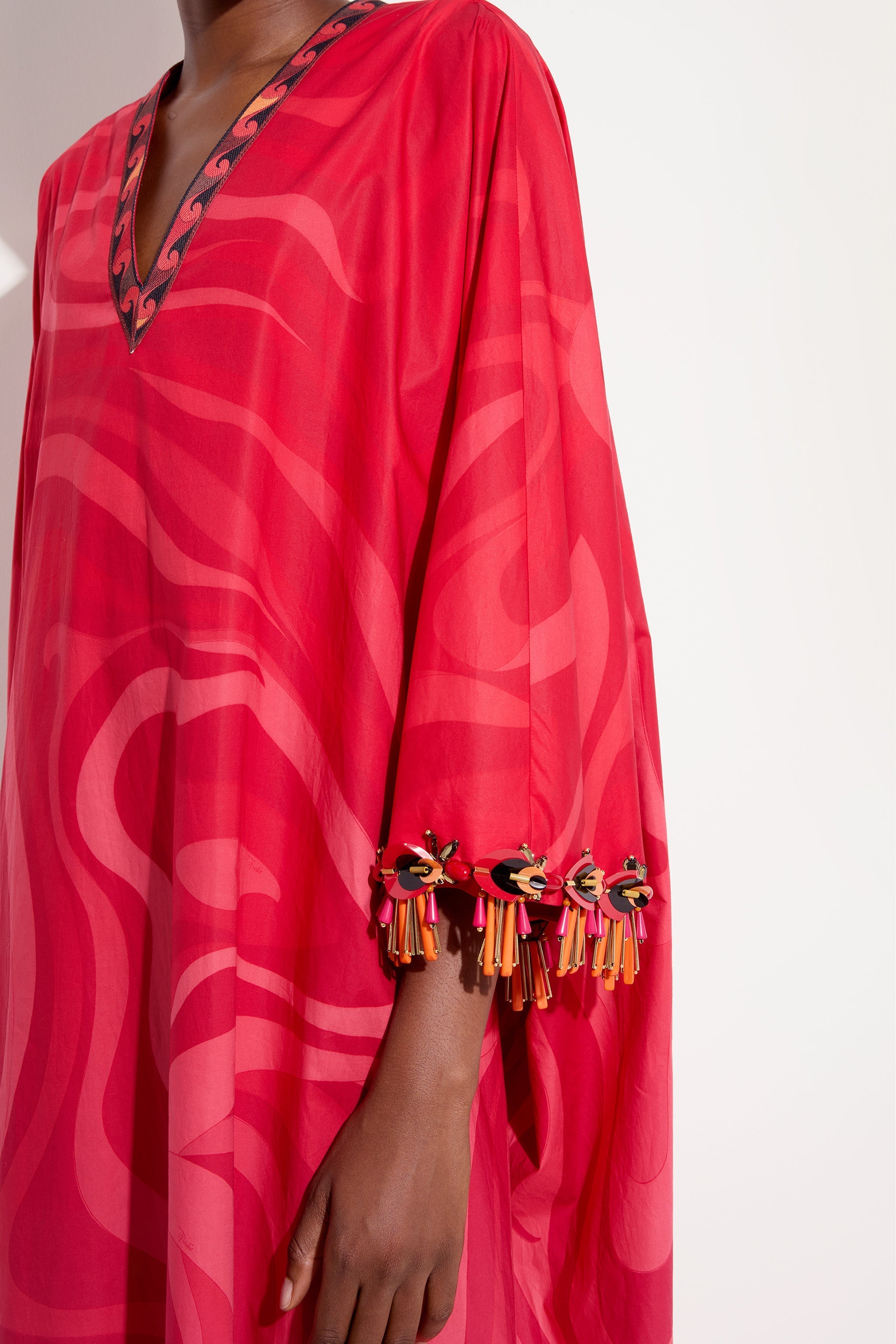 Marmo Degradé Print Popeline Kaftan
 WOMAN Pucci