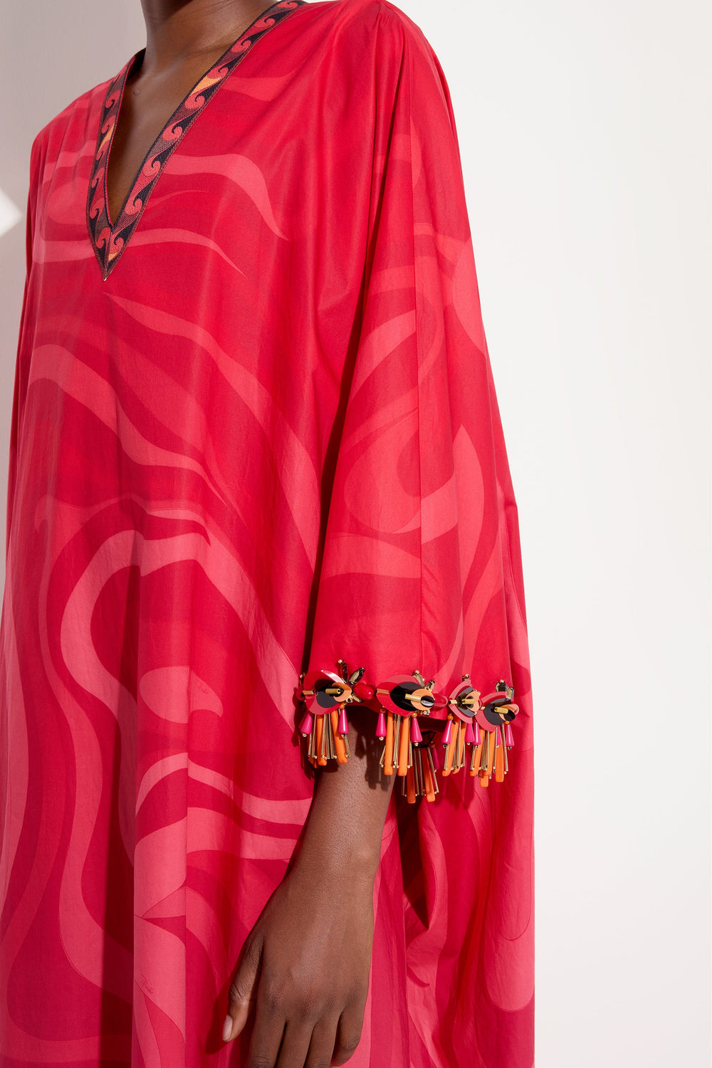 Marmo Degradé Print Popeline Kaftan
 WOMAN Pucci