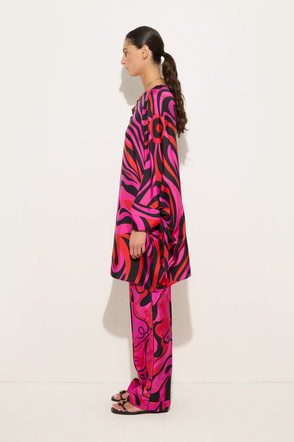 Marmo Print Silk Kaftan
 WOMAN Pucci